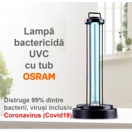 Lampa UVC - bactericida 36W metal cu tub Osram